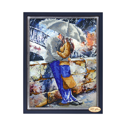Набір для вишивання бісером Tela Artis НГ-059 Закохані під дощем - Вышивка крестиком и бисером - Овца Рукодельница