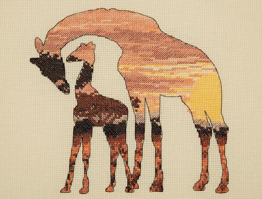 Силуэт жирафов. Набор для вышивания крестом. Anchor (5042) - Вышивка крестиком и бисером - Овца Рукодельница