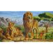 Схема картини Сімейство левів для вишивки бісером на тканині ТТ013ан6335