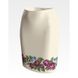 Заготовка женской юбки для вышивки бисером Барвиста Вышиванка Лиловые розы, фиалки СЖ010кМнннн