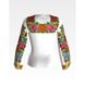 Набор для вышивки нитками Барвиста Вышиванка заготовки женской блузки – вышиванки Багатые цветые. Буковинская БЖ005кБннннi