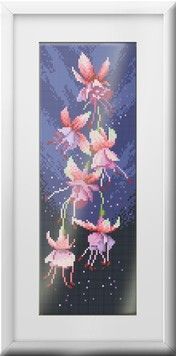 Набор для рисования камнями алмазная живопись Dream Art Фуксия(панель) (квадратные, полная) 30039D - Вышивка крестиком и бисером - Овца Рукодельница
