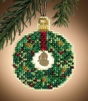 Emerald Wreath/Изумрудный венок. Набор для вышивания. Mill Hill (MH161305) - Вышивка крестиком и бисером - Овца Рукодельница