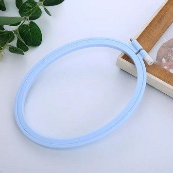Пяльцы пластиковые (овальные) 14.5х19см Китай ABS1419 - Вышивка крестиком и бисером - Овца Рукодельница