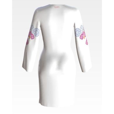 Заготовка жіночого плаття Ніжні орхідеї для вишивки бісером ПЛ087кБнннн