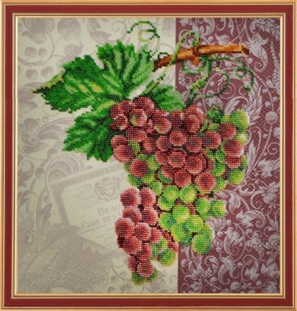 Урожай винограду. Набір для вишивання бісером. Картини Бісером (Р-125кб) - Вишивка хрестиком і бісером - Овечка Рукодільниця