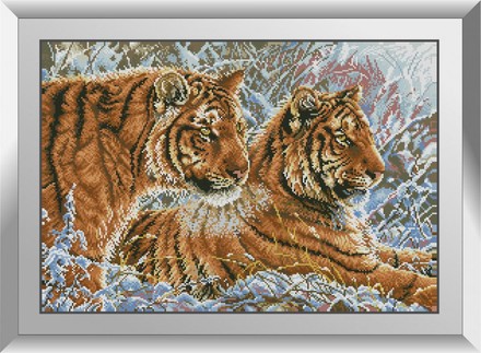 Пара тигров. Набор алмазной живописи. Dream Art (31175D) - Вышивка крестиком и бисером - Овца Рукодельница