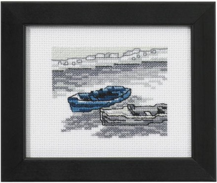 Две лодки. Набор для вышивания. Permin (14-0135) - Вышивка крестиком и бисером - Овца Рукодельница