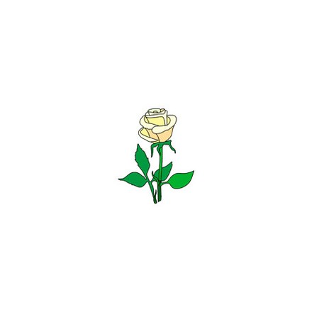 Жёлтая роза Ткань для вышивания с нанесённым рисунком Orchidea O-304 - Вишивка хрестиком і бісером - Овечка Рукодільниця