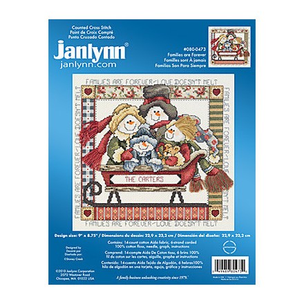 Набор для вышивания Janlynn 080-0473 Families Are Forever - Вишивка хрестиком і бісером - Овечка Рукодільниця