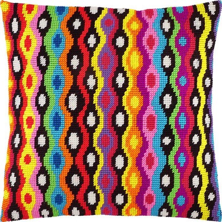 Боливия. Подушка для вышивания. Чарівниця (V-266) - Вышивка крестиком и бисером - Овца Рукодельница