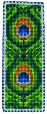Закладка Павлин (Peacock Bookmark). Набор для вышивания. Anchor (PCE5009) - Вышивка крестиком и бисером - Овца Рукодельница