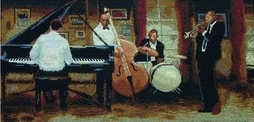 Набір для вишивання Anchor MAIA 01217 All that Jazz / Весь цей джаз - Вишивка хрестиком і бісером - Овечка Рукодільниця