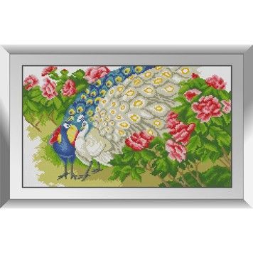 Пара павлинов Набор алмазной живописи Dream Art 31779D - Вышивка крестиком и бисером - Овца Рукодельница