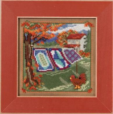 Country Quilts/Сільські ковдри. Набір для вишивання. Mill Hill (MH141621) - Вишивка хрестиком і бісером - Овечка Рукодільниця