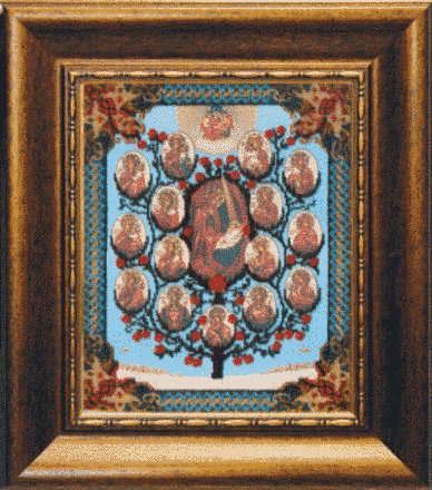 Божьей Матери Древо Пресвятой Богородицы. Премиум коллекция икона. Чаривна мить (Б-1086) - Вышивка крестиком и бисером - Овца Рукодельница