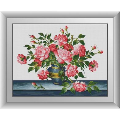 Розовые розы. Dream Art (30629D) - Вышивка крестиком и бисером - Овца Рукодельница