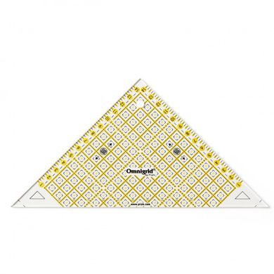 Проворный треугольник с сантиметровой шкалой, для квадрата, до 15 см Prym 611314 - Вишивка хрестиком і бісером - Овечка Рукодільниця