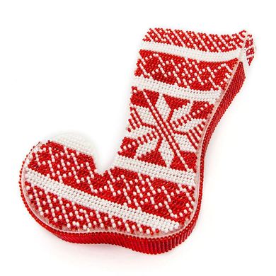 Набор для вышивания бисером объемной новогодней игрушки. Golden Key (Украина) (N-043) - Вышивка крестиком и бисером - Овца Рукодельница