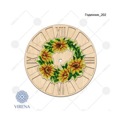Набор для изготовления деревянных часов. VIRENA (ЧАСЫ_202) - Вышивка крестиком и бисером - Овца Рукодельница