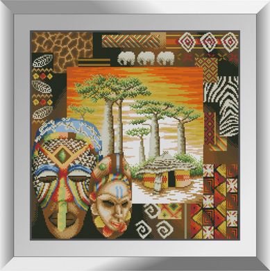 Африканские мотивы. Набор алмазной живописи. Dream Art (31076D) - Вышивка крестиком и бисером - Овца Рукодельница