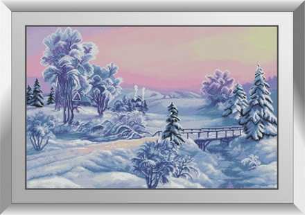 Заснеженный лес. Набор алмазной живописи. Dream Art (31423D) - Вышивка крестиком и бисером - Овца Рукодельница