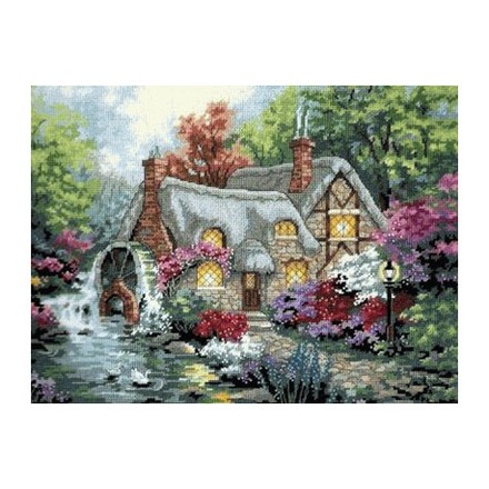 Набор для вышивания Dimensions 72-120016 The Cottage Mill - Вышивка крестиком и бисером - Овца Рукодельница