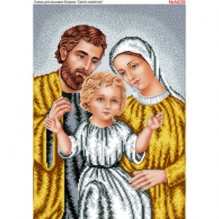 Святе сімейство Схема для вишивки бісером Biser-Art A639ба - Вишивка хрестиком і бісером - Овечка Рукодільниця