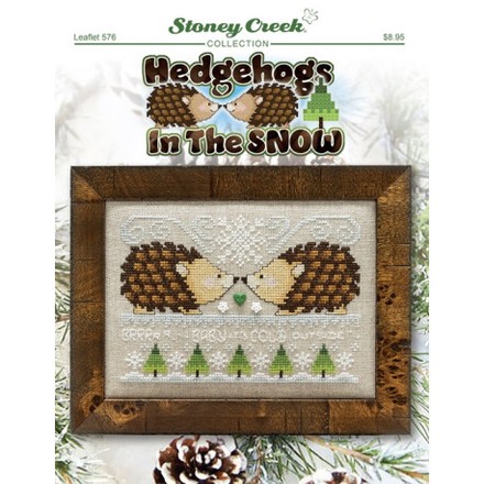 Hedgehogs In The Snow Схема для вышивания крестом Stoney Creek LFT576 - Вишивка хрестиком і бісером - Овечка Рукодільниця
