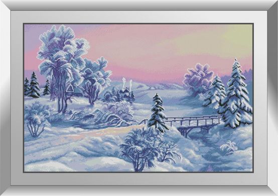 Заснеженный лес. Набор алмазной живописи. Dream Art (31423D) - Вышивка крестиком и бисером - Овца Рукодельница