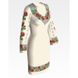 Набір для вишивки нитками Барвиста Вишиванка заготовки жіночої сукні – вишиванки Трояндове мереживо ПЛ119дМннннi