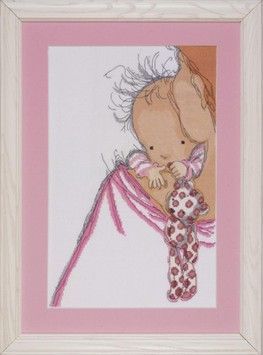 Набір для вишивання хрестом Design Works 2720 Baby Hugs - Вишивка хрестиком і бісером - Овечка Рукодільниця