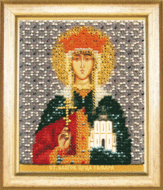Икона святая благоверная царица Тамара. Набор для вышивки бисером. Чаривна мить (Б-1181) - Вышивка крестиком и бисером - Овца Рукодельница