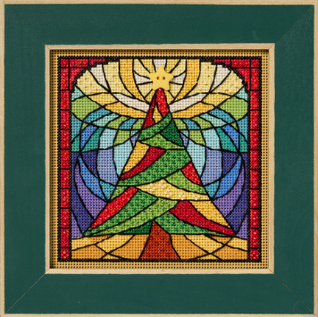 Набір для вишивання Stained Glass Tree/Вітражне дерево Mill Hill - Вишивка хрестиком і бісером - Овечка Рукодільниця