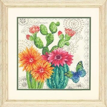 Набір для вишивання хрестиком Dimensions Cactus Bloom 70-35388 - Вишивка хрестиком і бісером - Овечка Рукодільниця