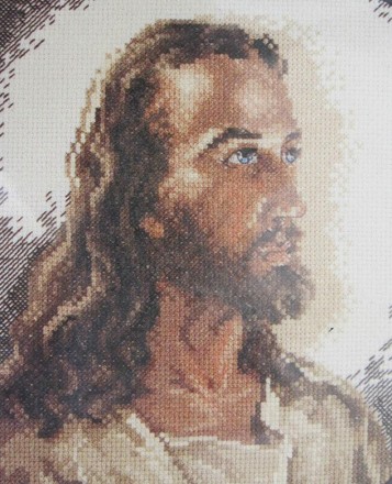 Portrait of Christ Портрет Христа. Набор для вышивания крестом. Janlynn (1149-00) - Вышивка крестиком и бисером - Овца Рукодельница