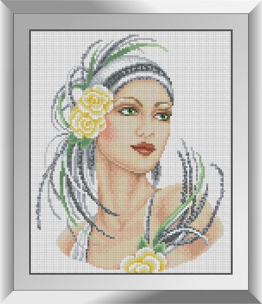 Леди в желтом. Набор алмазной живописи. Dream Art (31422D) - Вышивка крестиком и бисером - Овца Рукодельница