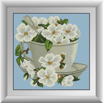 Квіти в чашку. Dream Art (30262D) - Вишивка хрестиком і бісером - Овечка Рукодільниця