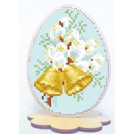 Великдень. Яйце на підставці Заготовка з фанери для вишивання бісером Alisena 2177а - Вышивка крестиком и бисером - Овца Рукодельница