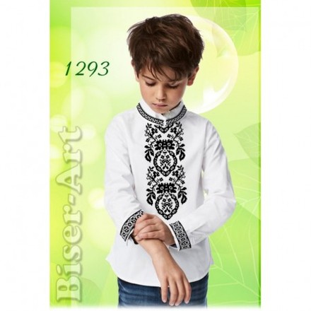 Рубашка для хлопчиків (льон) Заготовка для вишивки бісером або нитками Biser-Art 1293ба-л - Вишивка хрестиком і бісером - Овечка Рукодільниця