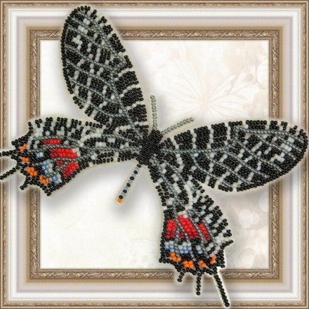 Набор для вышивки бисером бабочки на прозрачной основе Вдохновение Слава Бутана BGP-042 - Вишивка хрестиком і бісером - Овечка Рукодільниця