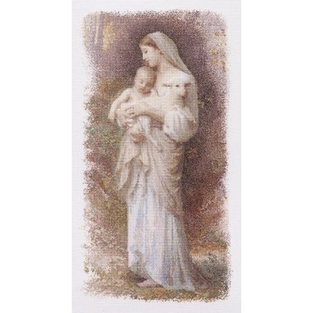 Набір для вишивання хрестиком The Blessed Virgin Mary Linen Thea Gouverneur 560 - Вишивка хрестиком і бісером - Овечка Рукодільниця