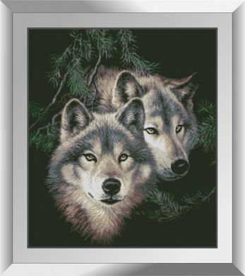 Волки в лесу. Набор алмазной живописи. Dream Art (31334D) - Вышивка крестиком и бисером - Овца Рукодельница