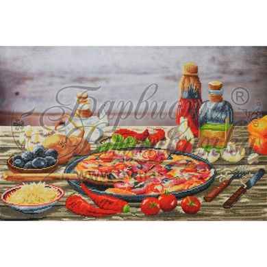 Набор для вышивания бисером Барвиста Вышиванка Самая вкусная пицца 64х43 ТК087ан6443k - Вышивка крестиком и бисером - Овца Рукодельница