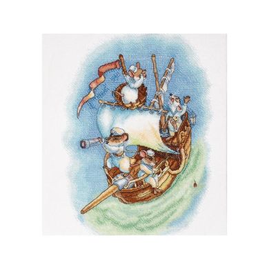 Мишенята морячки. Набір для вишивання хрестом. Alisena (1270а) - Вишивка хрестиком і бісером - Овечка Рукодільниця