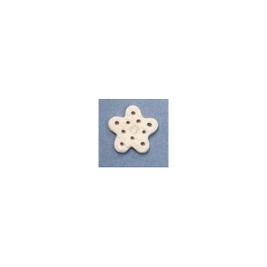 White Glitter Snowflake, Medium Пуговица Stoney Creek SB080M - Вышивка крестиком и бисером - Овца Рукодельница