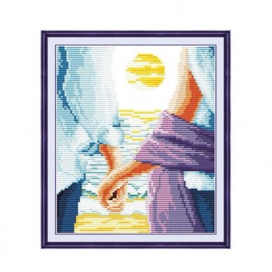 Кохання Набір для вишивання хрестиком з друкованою схемою на тканині Joy Sunday R078 - Вышивка крестиком и бисером - Овца Рукодельница