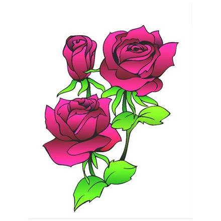 Три розы Ткань для вышивания с нанесённым рисунком Orchidea O-002 - Вишивка хрестиком і бісером - Овечка Рукодільниця
