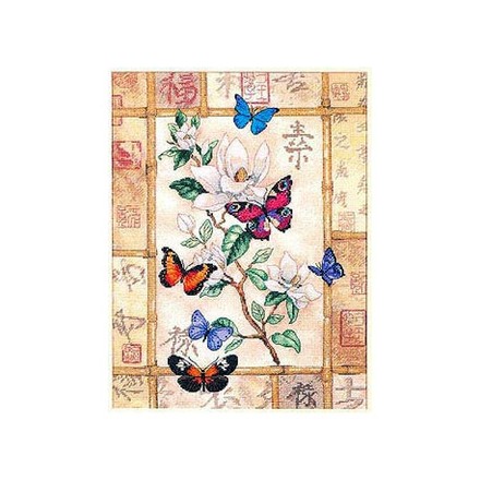 Набор для вышивки Dimensions 35063 Brilliant Butterfly - Вышивка крестиком и бисером - Овца Рукодельница