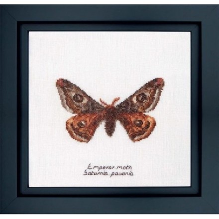 Набір для вишивання хрестиком Emperor moth Linen Thea Gouverneur 562 - Вишивка хрестиком і бісером - Овечка Рукодільниця